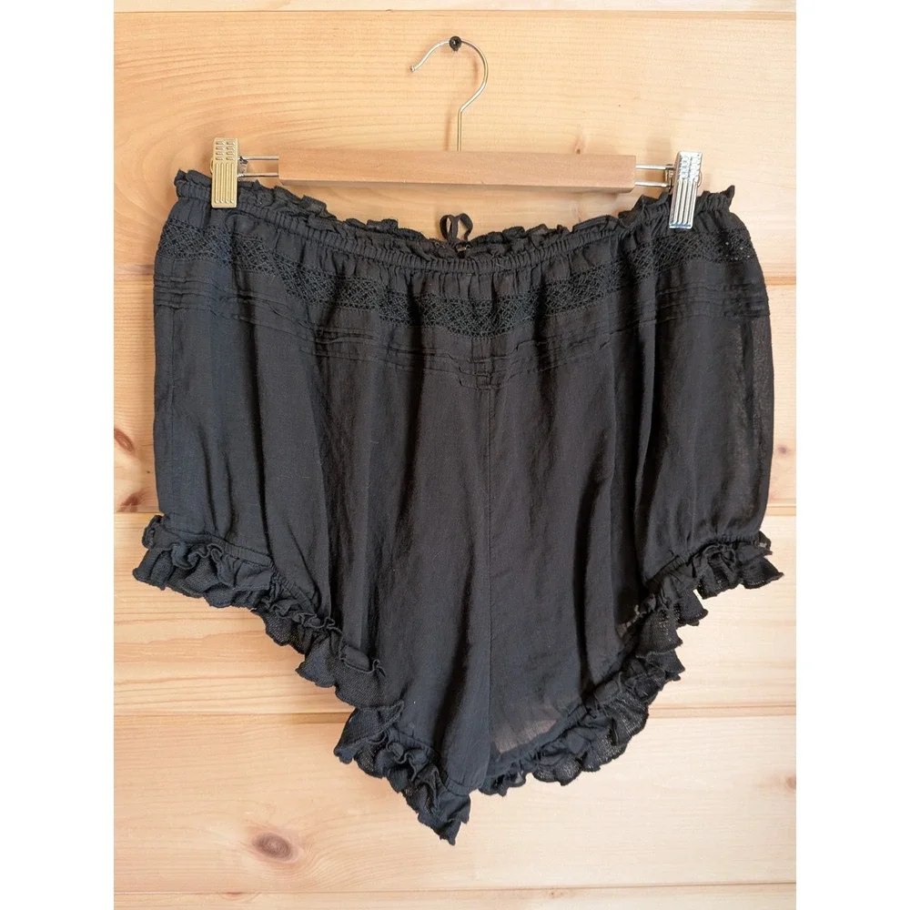 Intimately Free People Bloomer Shorts L Festival Coquette Victorian Gothic Girly - Picture 5 of 8